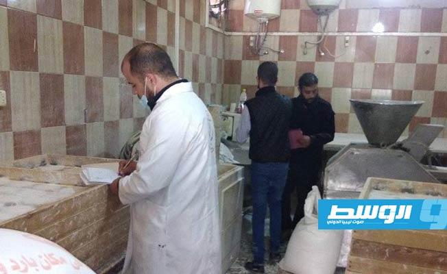 إغلاق مخبز في غريان بالشمع الأحمر بعد ضبط مخالفات