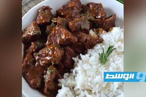 مكعبات لحم بالسماق