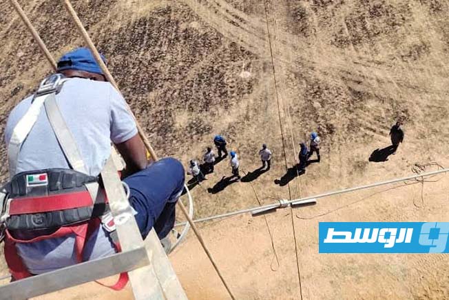 «الكهرباء»: أعمال صيانة طارئة على دائرة نقل الطاقة غذوة ـ تراغن