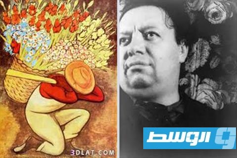 الفنان المكسيكي دييغو ريفيرا