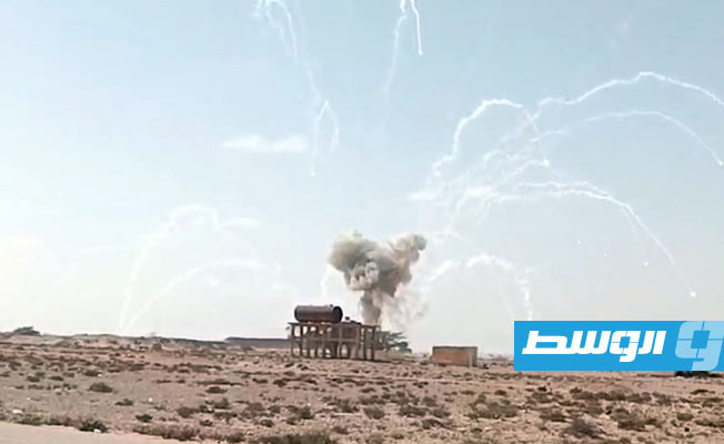 Unexploded ordnance and war remnants destroyed in Zliten