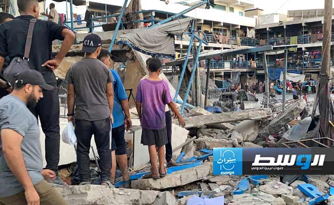 3 شهداء جراء قصف إسرائيلي على مدرسة تؤوي نازحين في غزة