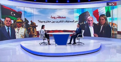 شاهد في «وسط الخبر»: محطة روما.. آخر المحاولات للتقريب بين حفتر والدبيبة؟