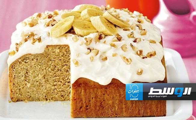 كعكة الموز من أشهى الحلويات