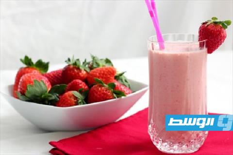 طريقة تحضير عصير الفراولة بالحليب والفانيليا.. مشروب منعش ولذيذ