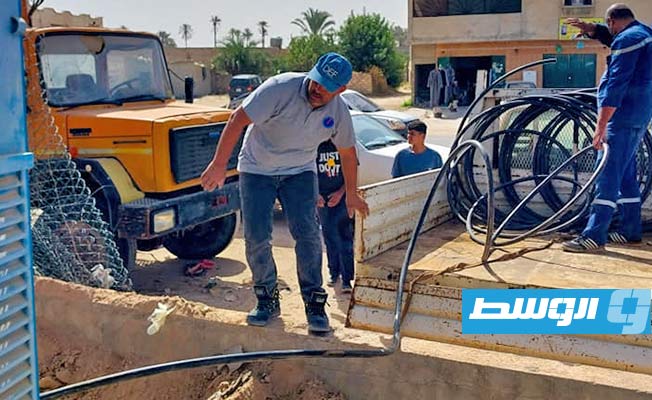 «الكهرباء»: شحن محطة «مسجد الميزان» في صبراتة