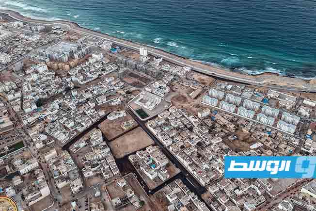 Derna Reconstruction Fund: Road work has begun in the 'Suani 15' area of the city