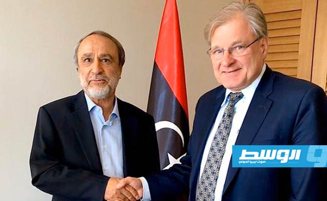 السفير الأميركي يناقش مع السويحلي تعليق الحملة العسكرية على طرابلس واستئناف المفاوضات السياسية
