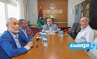 المشري يبحث مع وفد مجلس الدولة نتائج مؤتمر المصالحة في الكونغو