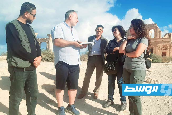 بعثة جامعة باليرمو تواصل أعمال الترميم بالمواقع الأثرية في مصراتة