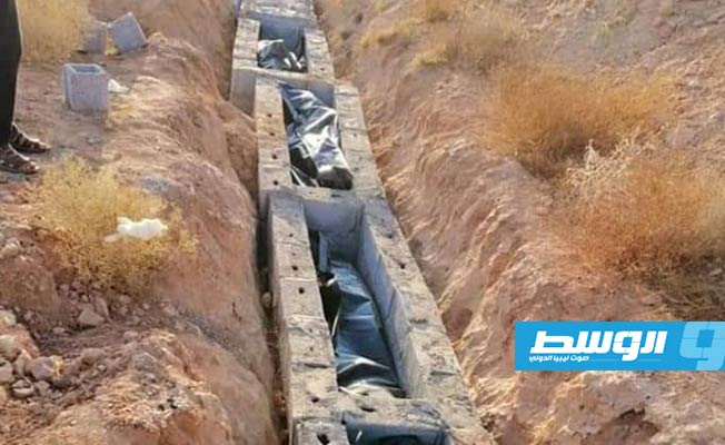 دفن 8 جثث تعود لمهاجرين غير شرعيين في بني وليد