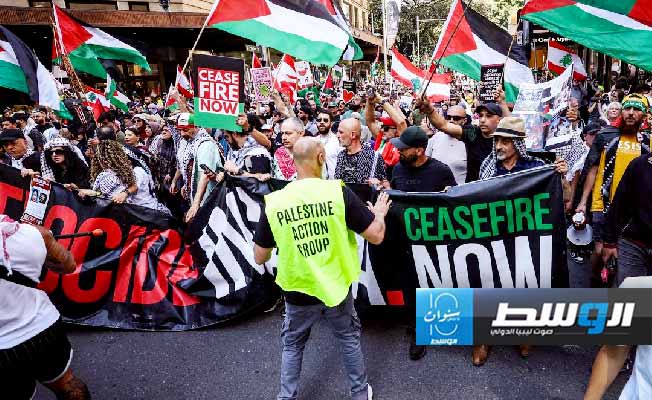 عشرات الآلاف يحتشدون في العواصم الأوروبية في الذكرى الأولى لحرب الإبادة الإسرائيلية