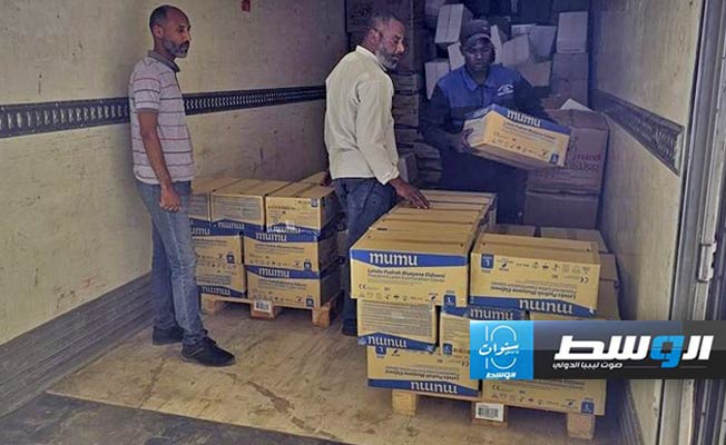 بتوجيهات حفتر.. حكومة حماد ترسل أدوية ومستلزمات طبية للمنطقة الجنوبية