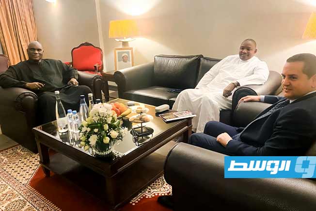 عبدالهادي الحويج يلتقي رئيس غامبيا في طنجة