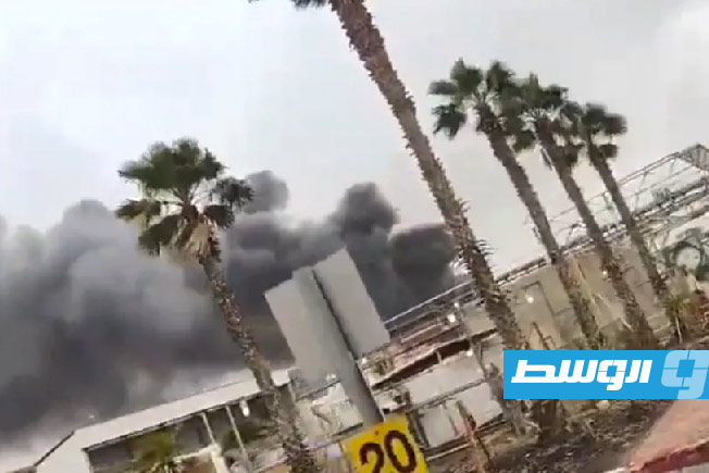 صاروخ إيراني يصيب مصنعًا للكيماويات قرب بئر السبع (فيديو)