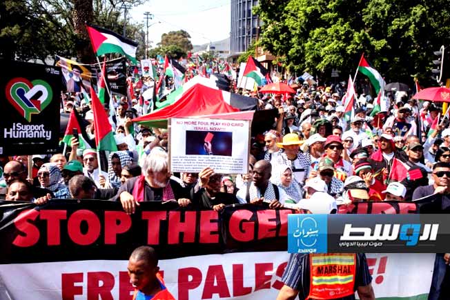 جنوب أفريقيا: تظاهرة لدعم غزة في الذكرى الأولى لحرب الإبادة الإسرائيلية