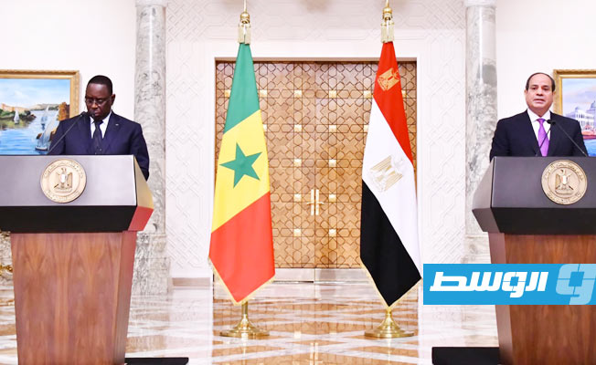 السيسي يبحث مع الرئيس السنغالي مواجهة التنظيمات الإرهابية في منطقة الساحل