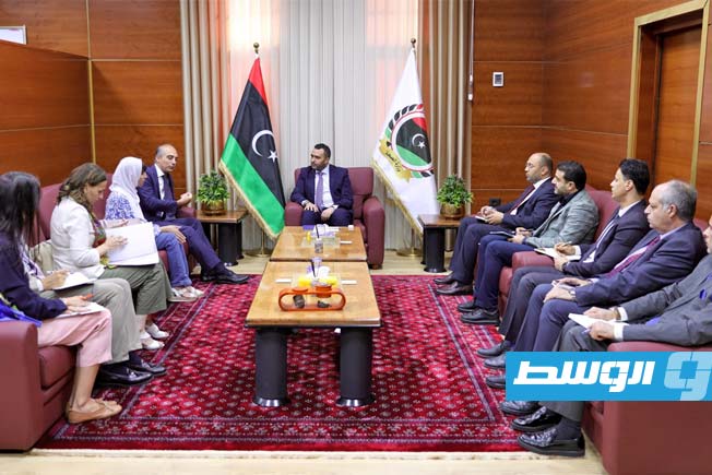 الغوج يبحث مع السفير الإيطالي التوأمة بين مستشفيات البلدين