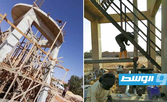 مؤسسة النفط تشرع في إنشاء وصيانة 27 خزان مياه وحفر 10 آبار في 5 بلديات