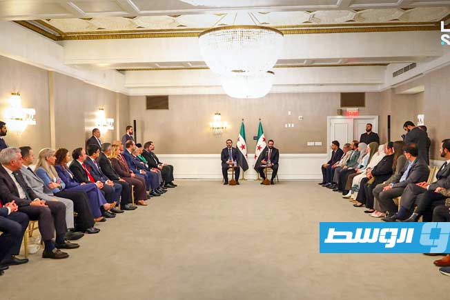 الشرع يلتقي ممثلي المنظمات السورية الأميركية في واشنطن