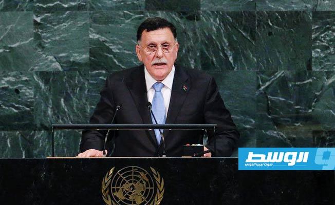 السراج يجدد التأكيد على «الخيار السلمي» كحل وحيد للأزمة في ليبيا