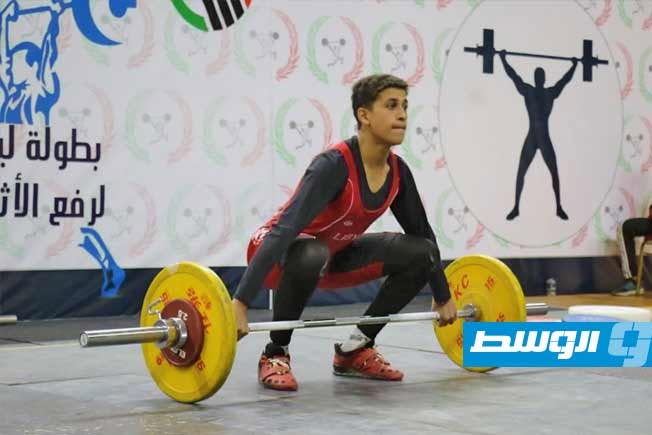 48 رباعًا يتنافسون على ألقاب بطولة ليبيا لرفع الأثقال بفئة البراعم في طرابلس
