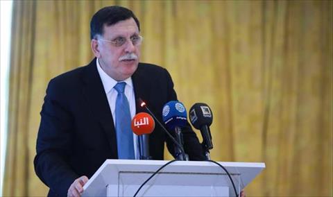السراج يدين إطلاق النار على موكب وفد مجلس الدولة