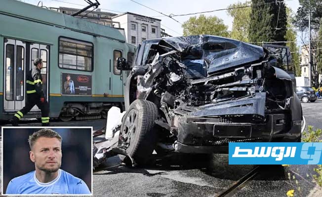 هداف لاتسيو «إيموبيلي» ينجو من حادث سير بعد اصطدامه بالترام