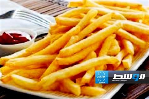 أصابع بطاطا قليلة السعرات الحرارية