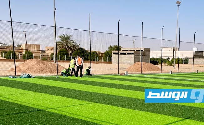 إنشاء ملعب لكرة القدم في بلدية وادي البوانيس بدعم أميركي