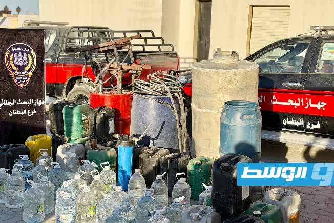 مداهمة مصنع خمور في الخوير شرق طبرق