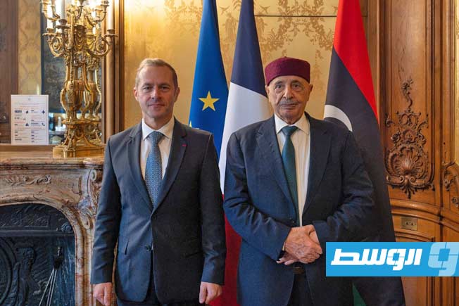 بليحق: مبعوث ماكرون يؤكد لعقيلة صالح في باريس دعم فرنسا تنظيم انتخابات ليبية متزامنة