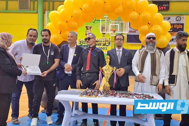 نادي النور يتوج ببطولة ليبيا لكرة الهدف للمكفوفين