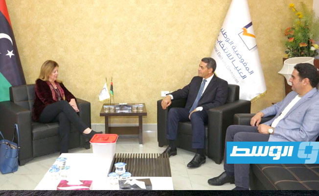 السايح يناقش مع وليامز استمرار الدعم الفني لمفوضية الانتخابات