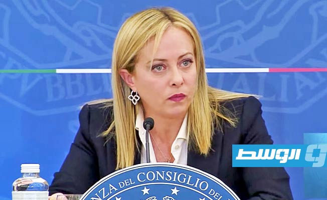 «آكي»: ميلوني إلى ليبيا السبت المقبل