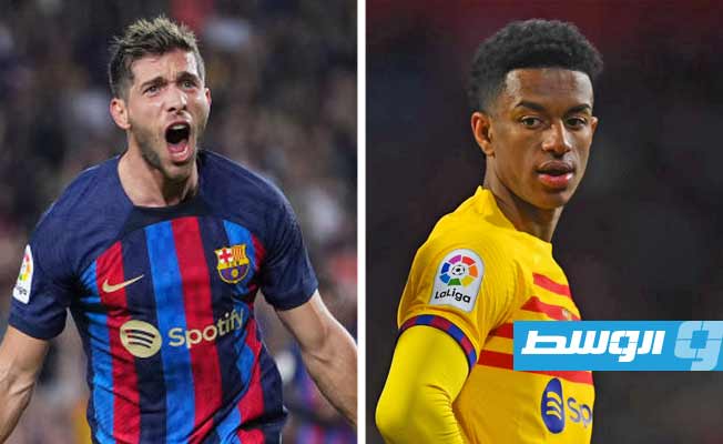 برشلونة يقترب من إعلان تجديد عقدي الظهيرين بالدي وروبيرتو