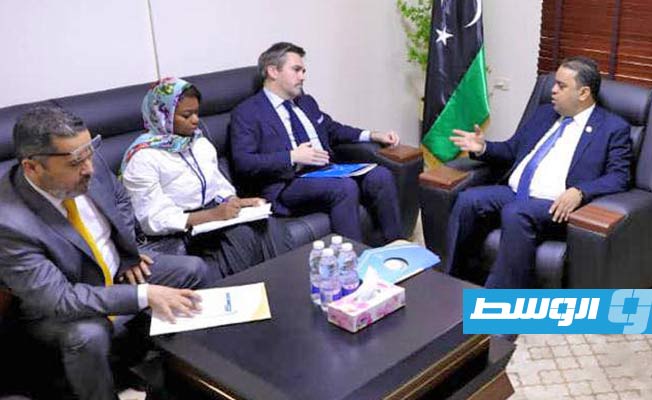 العابد يبحث التعاون في المجال التدريبي مع برنامج الأمم المتحدة الإنمائي