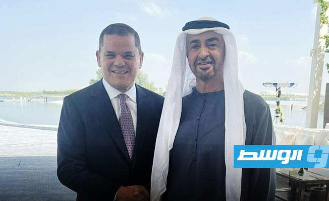 بن زايد يؤكد للدبيبة دعم أي حوار يهدف إلى إنهاء المراحل الانتقالية في ليبيا