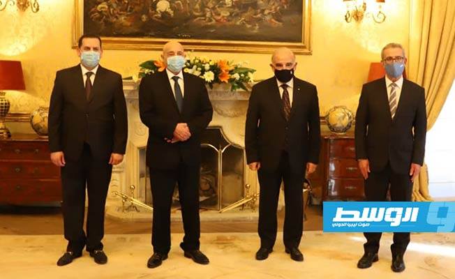 عقيلة صالح يلتقي الرئيس المالطي في فاليتا