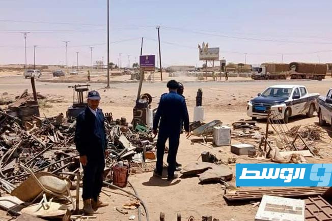 حملات تفتيشية لشرطة الكهرباء على محال بيع الخردة