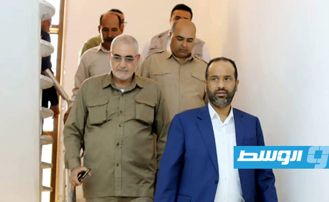 الزادمة يتفقد مقر جهاز الأمن الداخلي في سرت