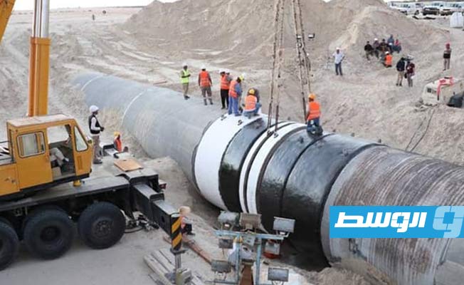 النهر الصناعي: استمرار توقف ضخ المياه من منظومة الحساونة