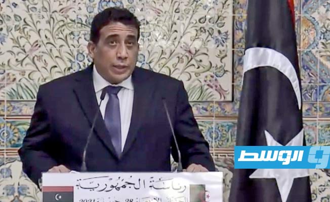 المنفي: نتطلع لدور الجزائر في المساهمة بتحقيق المصالحة الوطنية للوصول إلى الانتخابات