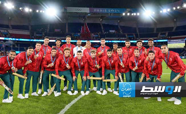 صور.. تتويج المنتخب المغربي بالميدالية البرونزية في كرة القدم ضمن أولمبياد باريس 2024