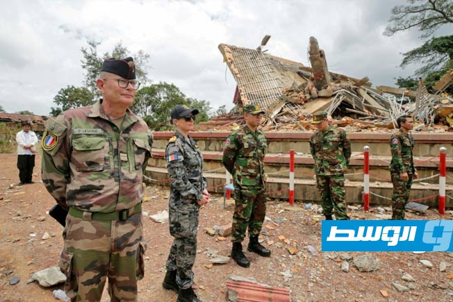 إصابة 3 جنود تايلانديين بانفجار لغم على الحدود مع كمبوديا