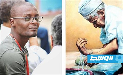الفنان التشكيلي عبد الرحمن محمد سعد بركة الزوي