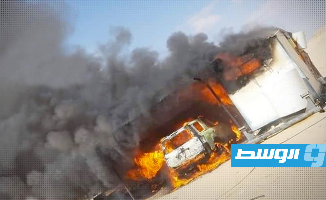 شهود عيان: انفجار ببوابة في زلة