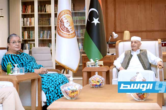 عقيلة وتيتيه يبحثان تطورات الأوضاع في ليبيا
