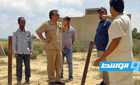 حملة لإزالة الوصلات غير الشرعية على مسارات النهر الصناعي شرق سرت