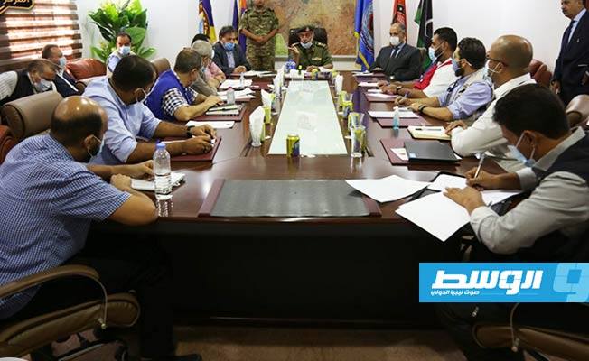 الناظوري يبحث آلية العمل المستقبلية للمنظمات الدولية فيما يتعلق بجائحة «كورونا»